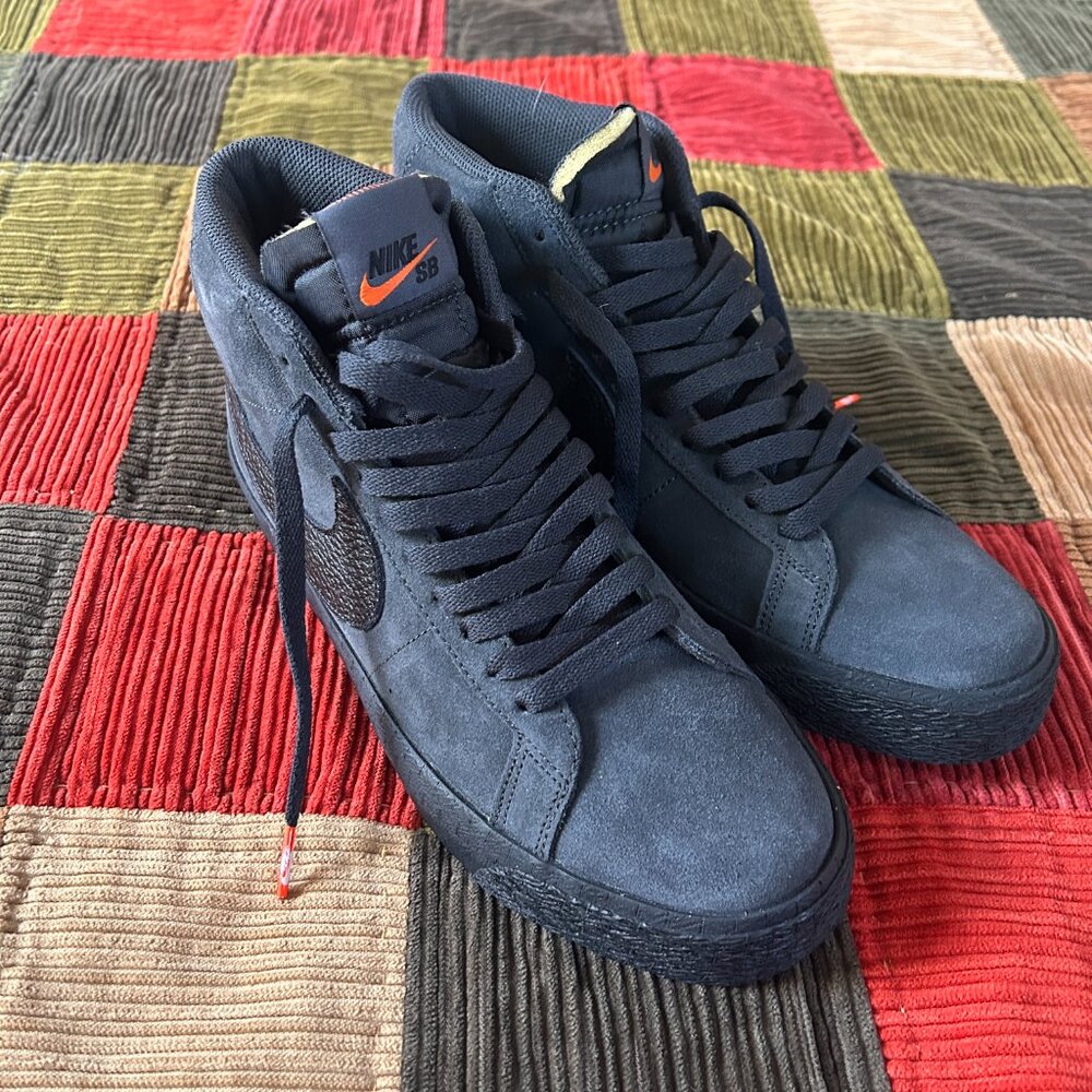 Nike Zoom Blazer Mid ISO SB Orange Label Dark Smoke Grey